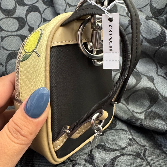 Coach Lemon mini coin pouch backpack. NWT - Picture 4 of 5